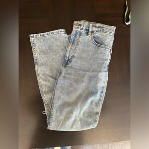 Abercrombie ankle straight ultra high rise